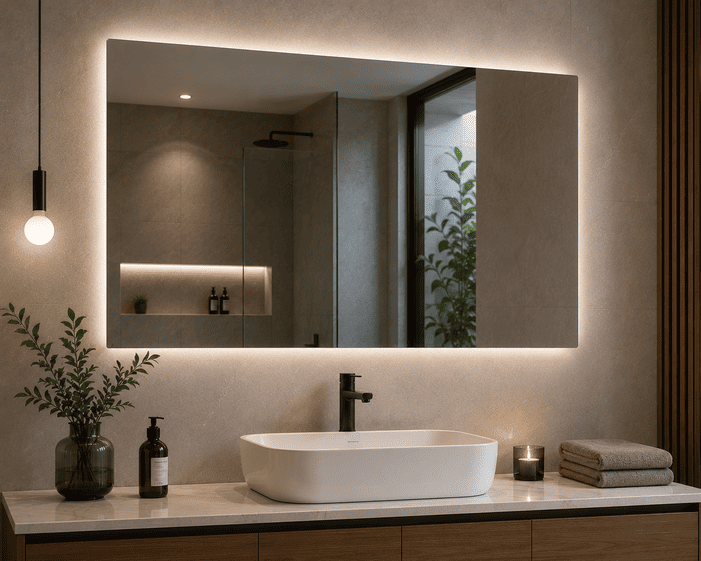 Frameless Mirrors