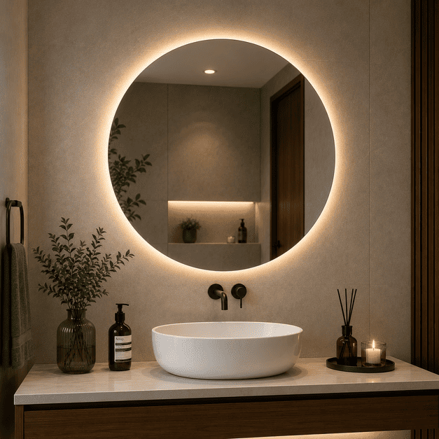 Round Bathroom Mirrors