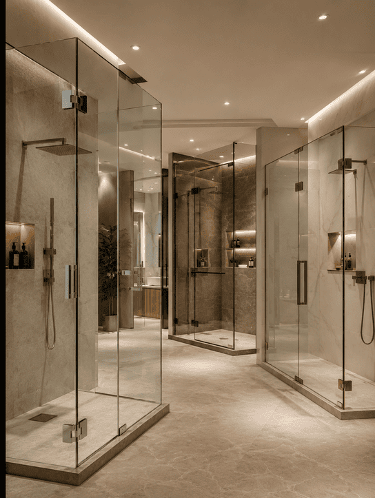 Toughened Safety Glass Partitions