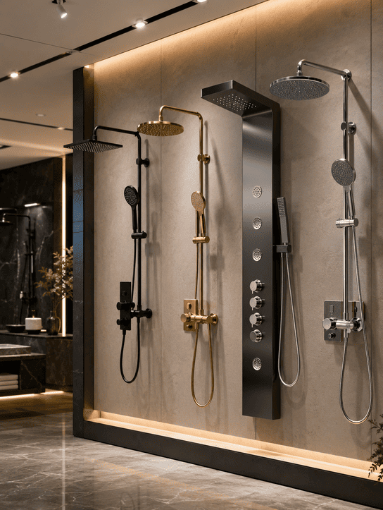 Ceiling-Mounted Showers